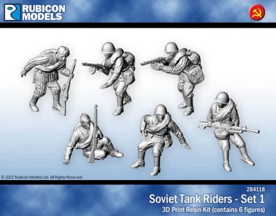 Soviet Tank Riders 28mm Rubicon Models