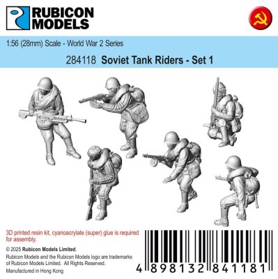 Zoom bild av 284118 Soviet Tank Riders 28mm Rubicon Models