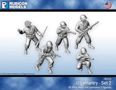 Zoom bild av US Infantry - Set 2 28mm Rubicon Models