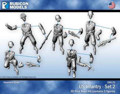 Zoom bild av US Infantry - Set 2 28mm