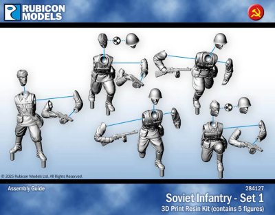 Zoom bild av Soviet Infantry - Set 1 28mm
