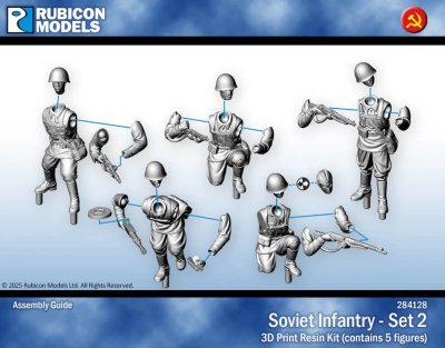 Zoom bild av Soviet Infantry - Set 2 28mm