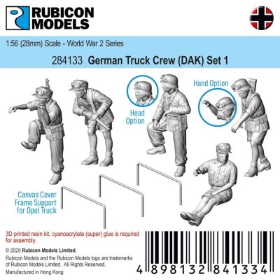 Zoom bild av German Truck Crew (DAK) Set 1