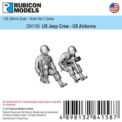 Zoom bild av US Jeep Crew - US Airborne