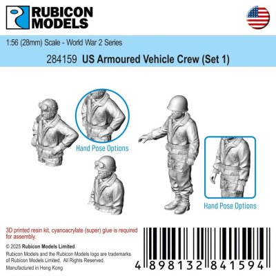 Zoom bild av US Armoured Vehicle Crew (Set 1)