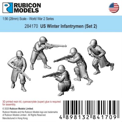 Zoom bild av US Winter Infantrymen (Set 2)