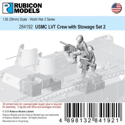 Zoom bild av USMC LVT Crew with Stowage Set 2