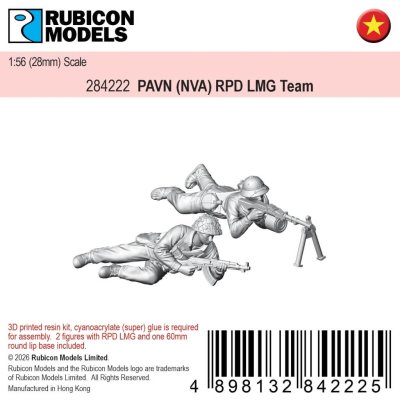 Zoom bild av PAVN (NVA) RPD LMG Team