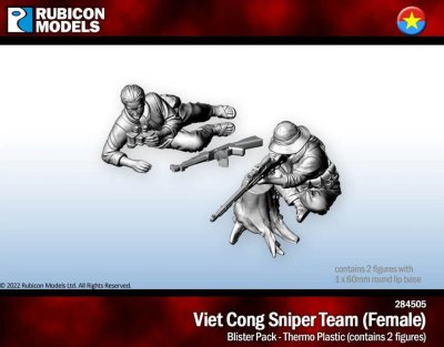 Zoom bild av VC Sniper Team (Female Crew) 28mm