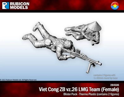 Zoom bild av VC ZB vz26 LMG Team (Female Crew) 28mm