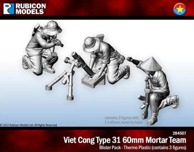 Zoom bild av VC Type 31 60mm Mortar Team 28mm