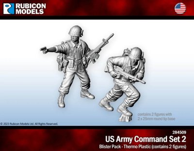 Zoom bild av 284509 US Army Command Set 2 Scale 28mm Rubicon Models