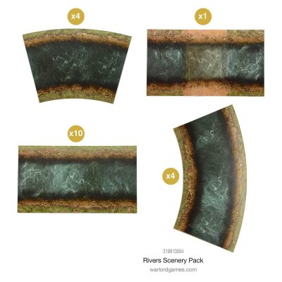 Zoom bild av 318810004 Rivers Scenery Pack Warlord Games