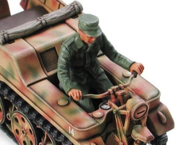 Zoom bild av Kettenkraftrad w/Infantry Cart & Goliath Demolition Vehicle 1/48 Tamiya