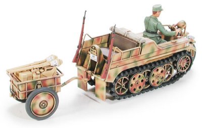 Zoom bild av Kettenkraftrad w/Infantry Cart & Goliath Demolition Vehicle 1/48 Tamiya