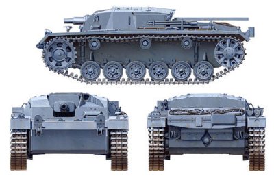 Zoom bild av German Sturmgeschütz III Ausf. B 1/48 Tamiya
