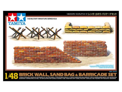 Zoom bild av Sand bag & Barricade Set 1/48