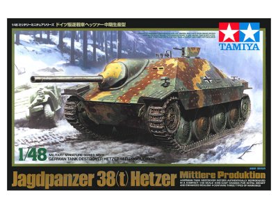 Zoom bild av German Tank Destroyer Hetzer Mid Production 1/48