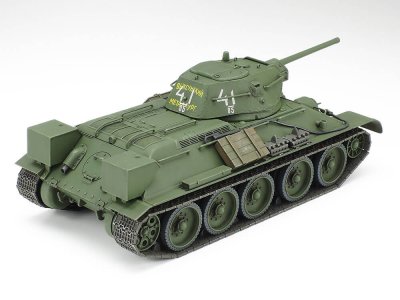 Zoom bild av Russian Tank T34/76 Model 1941 (Cast Turret) 1/48 Tamiya