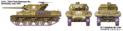 Zoom bild av U.S. Tank Destroyer M10 (Mid Production) 1/48 Tamiya