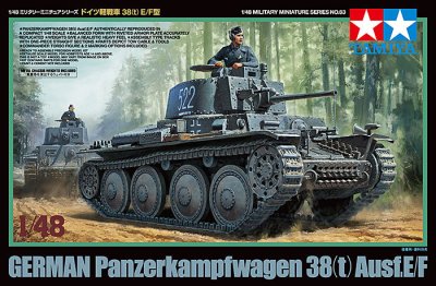 Zoom bild av German Panzerkampfwagen 38(t) Ausf.E/F 1/48