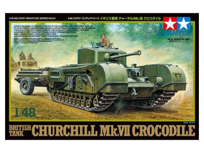 Zoom bild av British Tank Churchill Mk.VII Crocodile 1/48