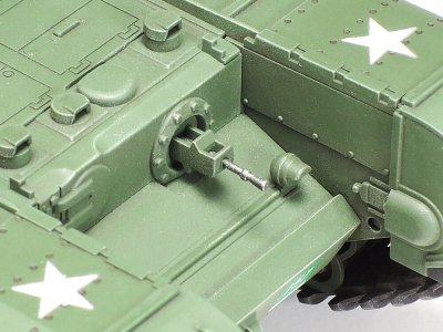 Zoom bild av British Tank Churchill Mk.VII Crocodile 1/48 Tamiya