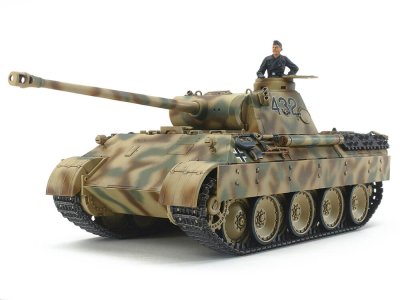 Zoom bild av German Tank Panther Ausf.D 1/48 Tamiya