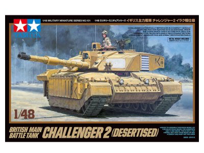 Zoom bild av British Main Battle Tank Challenger 2 (Desertised) 1/48