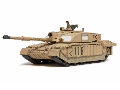 Zoom bild av British Main Battle Tank Challenger 2 (Desertised) 1/48 Tamiya