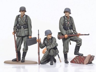 Zoom bild av WWII Wehrmacht Infantry Set 1/48 Tamiya