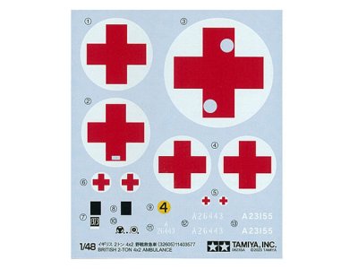 Zoom bild av British 2-ton 4x2 Ambulance 1/48 Tamiya