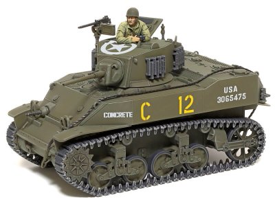 Zoom bild av U.S. Light Tank M5A1 Stuart 1/48 Tamiya