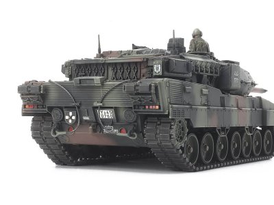 Zoom bild av German Main Battle Tank Leopard 2 A7V 1/48 Tamiya