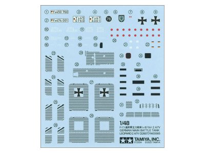 Zoom bild av German Main Battle Tank Leopard 2 A7V 1/48 Tamiya