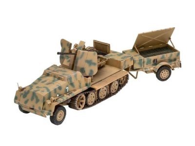 Zoom bild av sWS with Flak43 and Sd.Ah58 Ammo Trailer 1:72 Revell