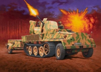 Zoom bild av sWS with Flak43 and Sd.Ah58 Ammo Trailer 1:72 Revell