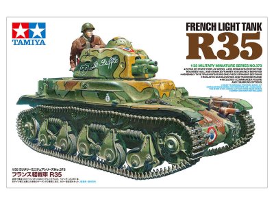 Zoom bild av 35373 French Light Tank R35 1/35 Tamiya
