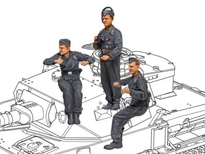 Zoom bild av German Tank Panzerkampfwagen IV Ausf.F 1/35 Tamiya