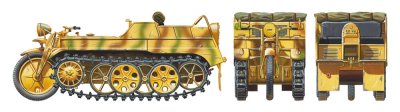 Zoom bild av German Sd.Kfz.2 Kettenkraftrad (Mid-Production) 1/35 Tamiya