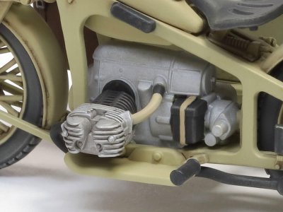 Zoom bild av German KS600 Motorcycle & Sidecar 1/35 Tamiya