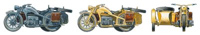 Zoom bild av German KS600 Motorcycle & Sidecar 1/35 Tamiya