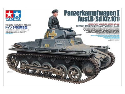 Zoom bild av 35388 German Tank Panzerkampfwagen I Ausf.B. 1/35 Tamiya