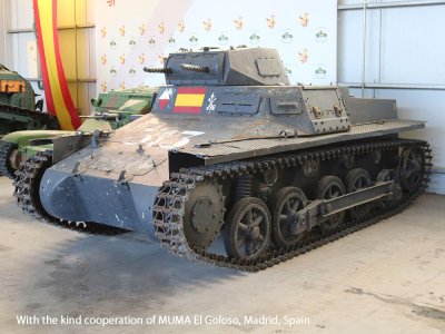 Zoom bild av German Tank Panzerkampfwagen I Ausf.B. 1/35 Tamiya