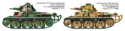 Zoom bild av French Light Tank H39 1/35 Tamiya