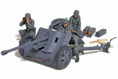 Zoom bild av German 5cm Anti-Tank Gun Pak38 1/35 Tamiya
