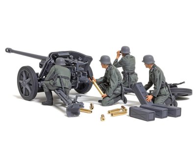 Zoom bild av German 5cm Anti-Tank Gun Pak38 1/35 Tamiya