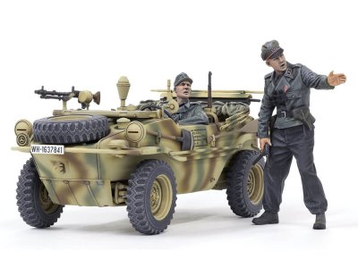 Zoom bild av German Schwimmwagen Type 166 (Wide Wheel Version) 1/35 Tamiya