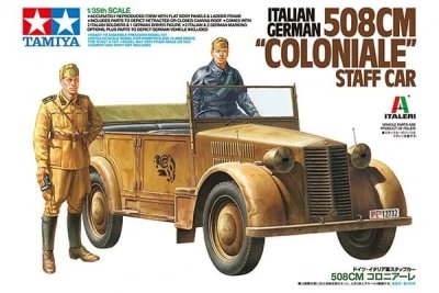 Zoom bild av 37014 Italian/German 508CM Coloniale Staff Car( Re-Release - Limited Edition) 1/35 Tamiya