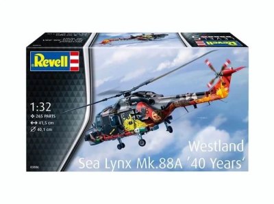 Zoom bild av 3806 Westland Sea Lynx Mk.88A (40 Years Special Edition) 1:32 Revell